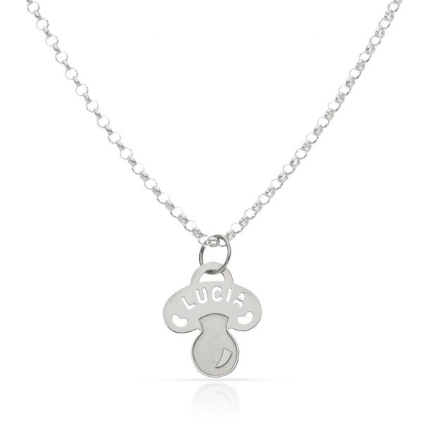Colgante chupete personalizable en plata