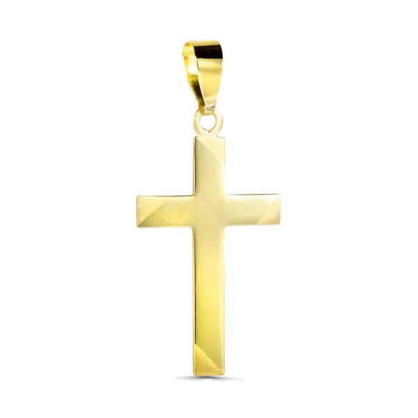 Colgante cruz oro amarillo