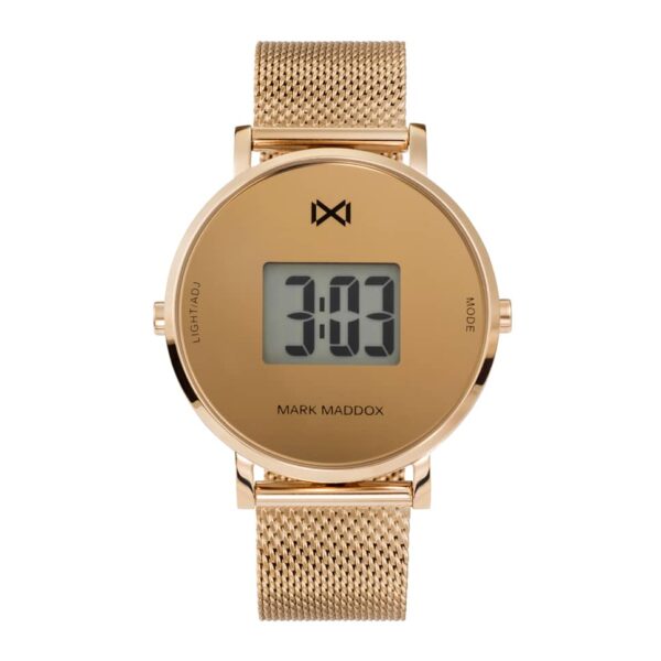Reloj digital mujer mark maddox en dorado