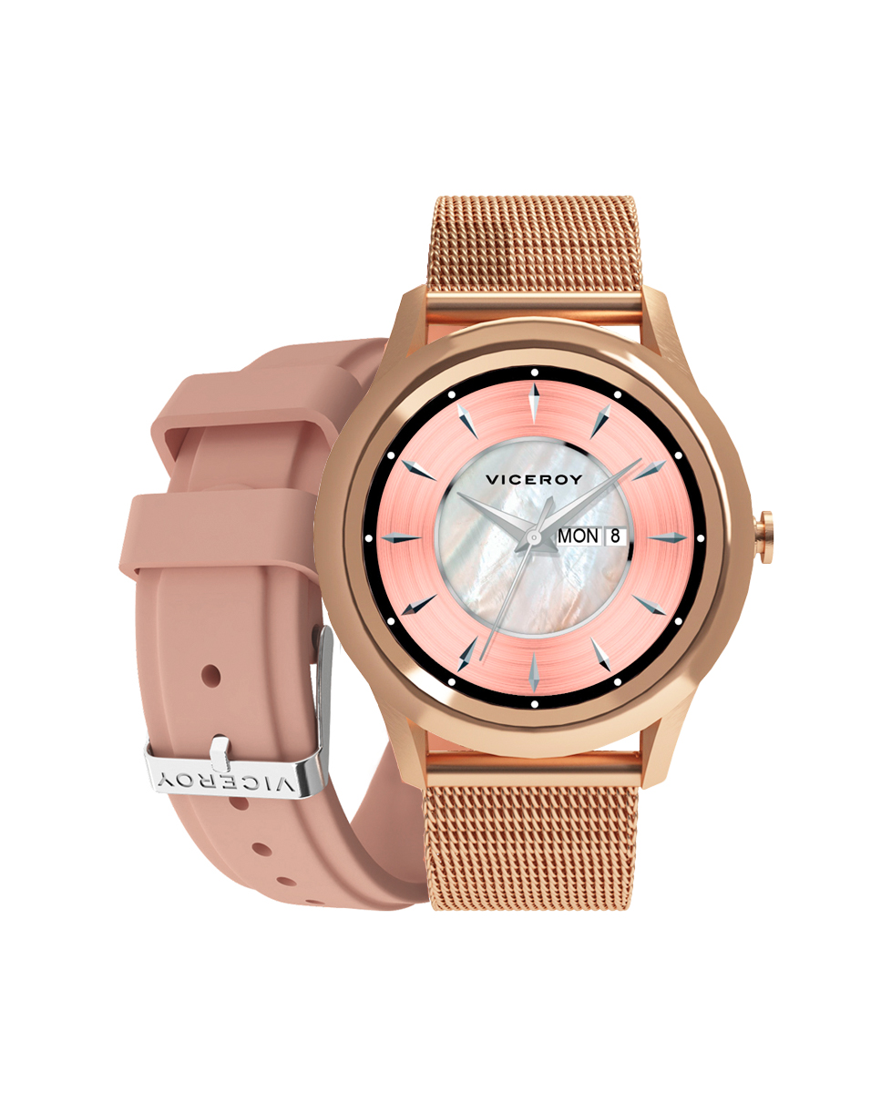 Smartwatch viceroy mujer Smart Pro redondo acero rosa - Viceroy - Lucy