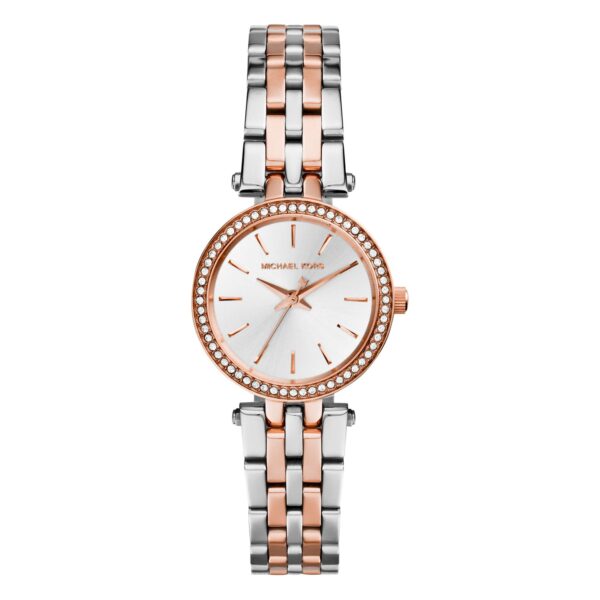 Reloj bicolor Michael Kors con cristales para mujer
