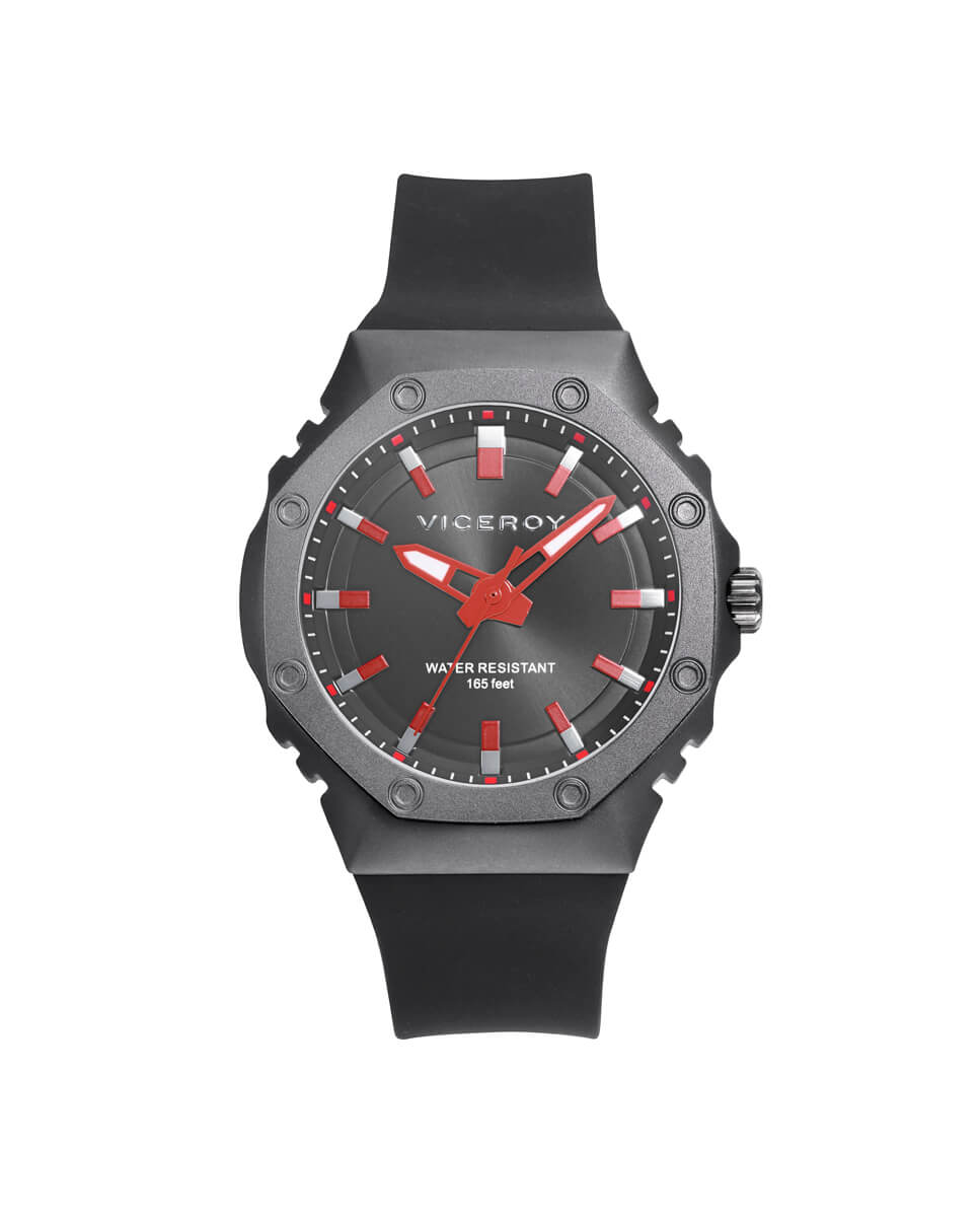 Reloj hombre viceroy con correa silicona negra