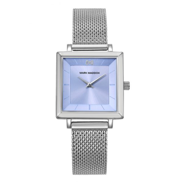 Reloj mujer Mark Maddox con caja cuadrada color azul