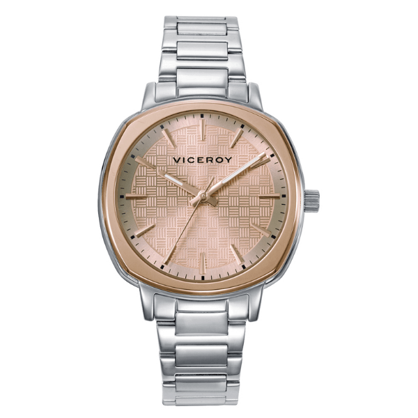 Reloj mujer Viceroy con caja en acero rosa