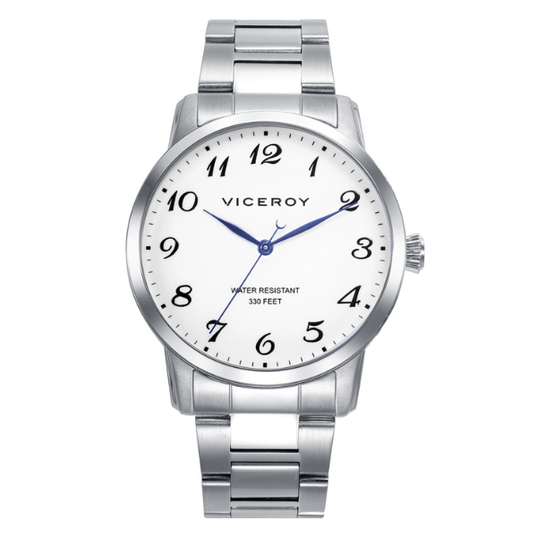 Reloj hombre clásico Viceroy con esfera blanca