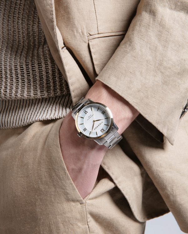 Reloj hombre Viceroy con bisel en acero dorado