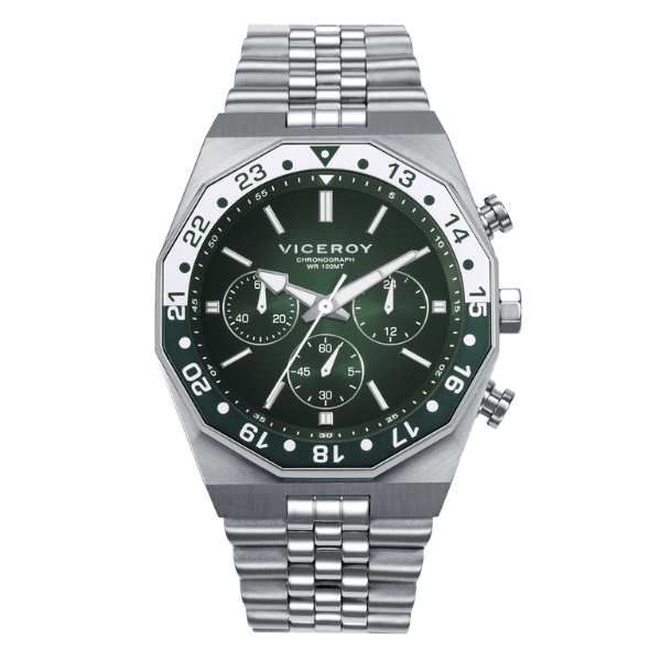 Reloj cronógrafo Viceroy con esfera verde