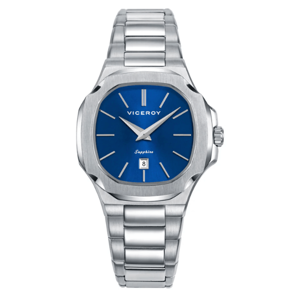 Reloj mujer Viceroy en acero con esfera azul