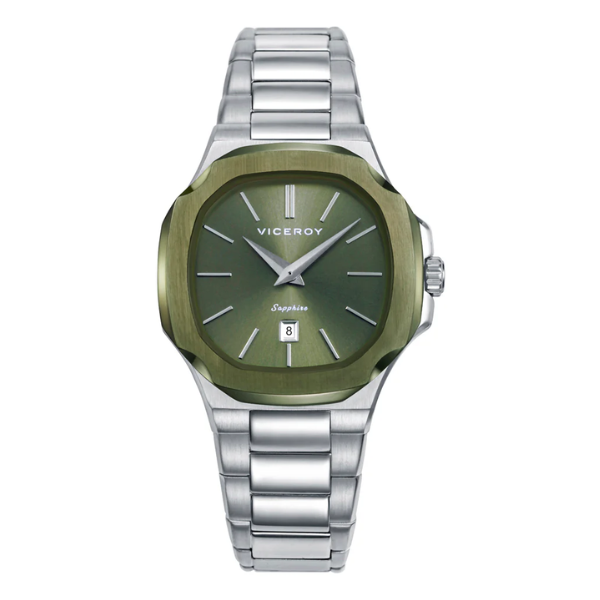 Reloj mujer con caja en acero verde Viceroy