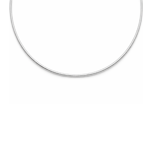 Gargantilla hilo semirrígida en plata