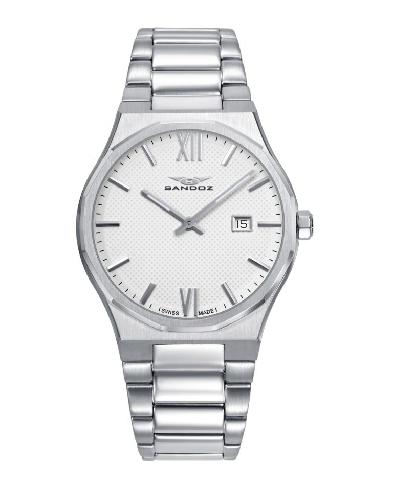 Reloj hombre SANDOZ en acero extraplano