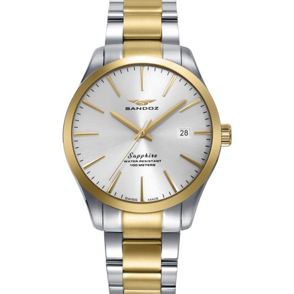 Reloj hombre SANDOZ bicolor
