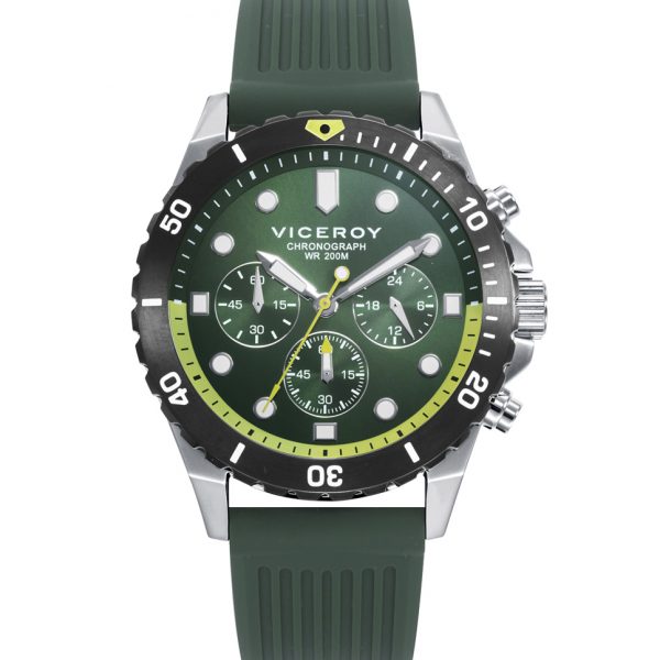 Reloj hombre cronógrafo Viceroy correa silicona