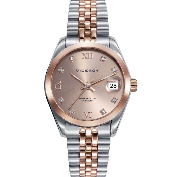 Reloj mujer Viceroy acero rosa bicolor