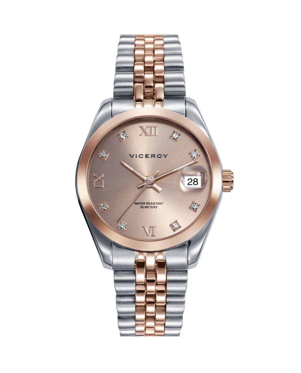 Reloj mujer Viceroy acero rosa bicolor