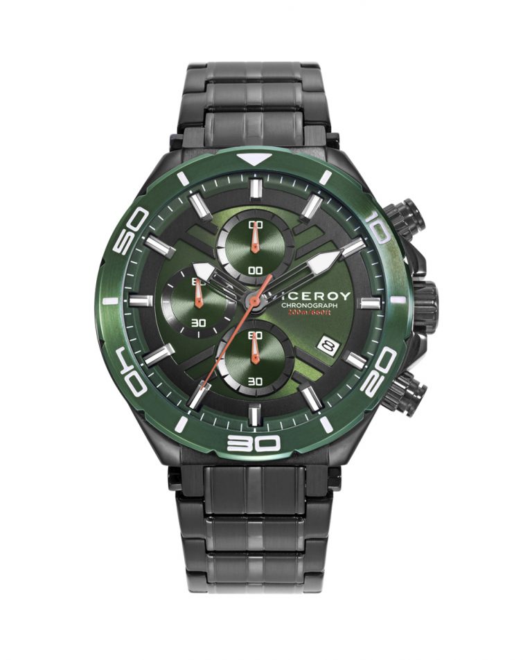 Reloj acero negro cronógrafo Viceroy