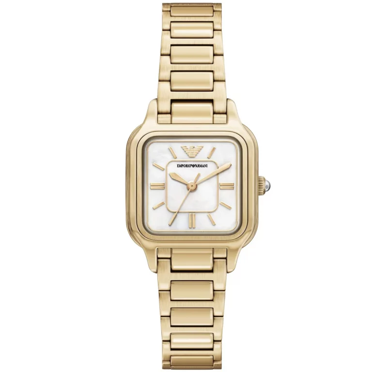 Reloj acero dorado Armani mujer