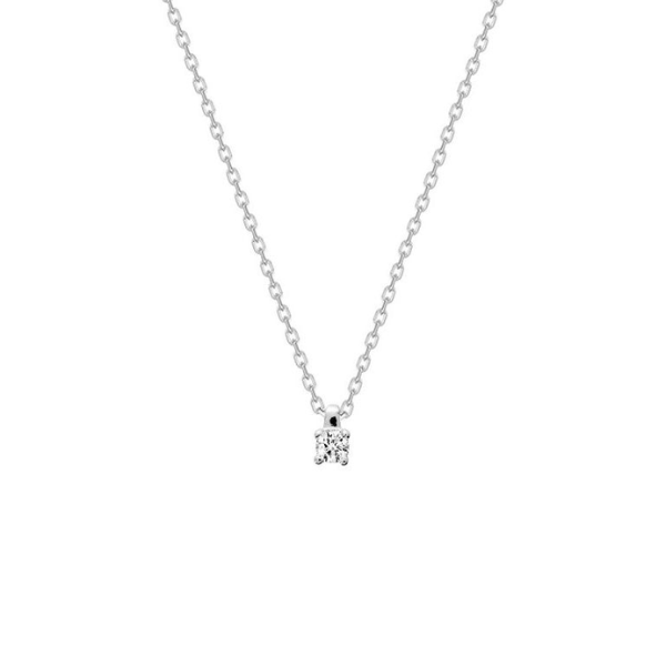 Colgante circonita en plata