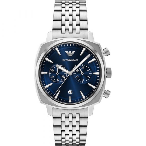 Reloj hombre Armani esfera azul cronógrafo