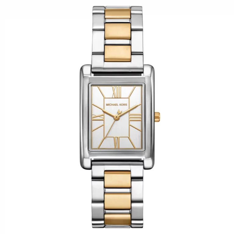 Reloj bicolor rectangular Michael Kors