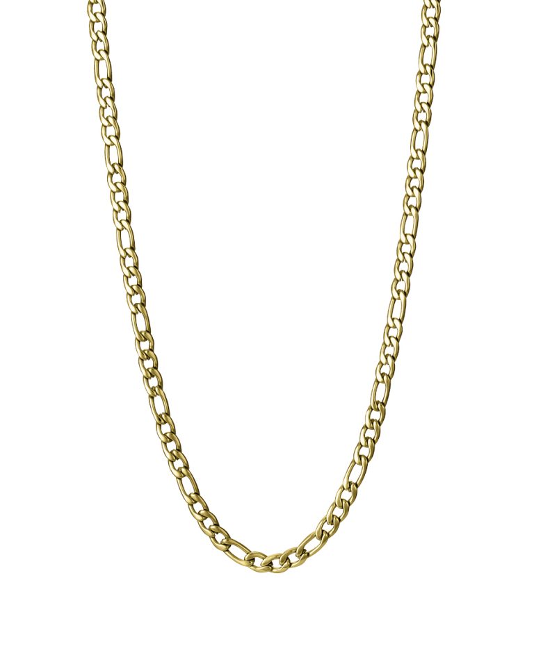 Cadena hombre Cartier acero dorado