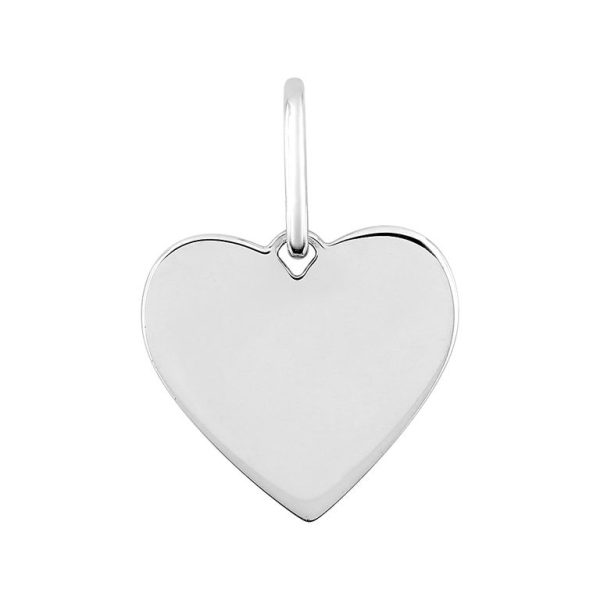 Colgante corazón en plata