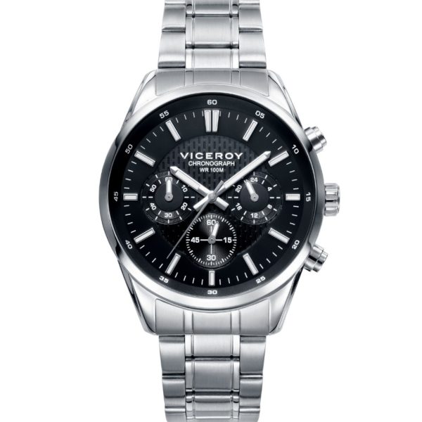 Reloj hombre cronógrafo Viceroy esfera negra