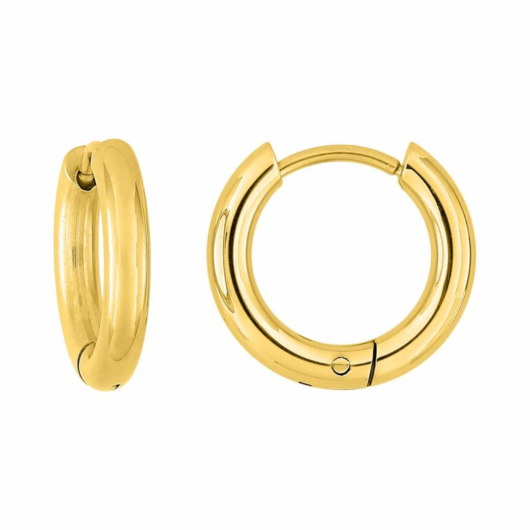 Pendientes aro dorado 16 mm.