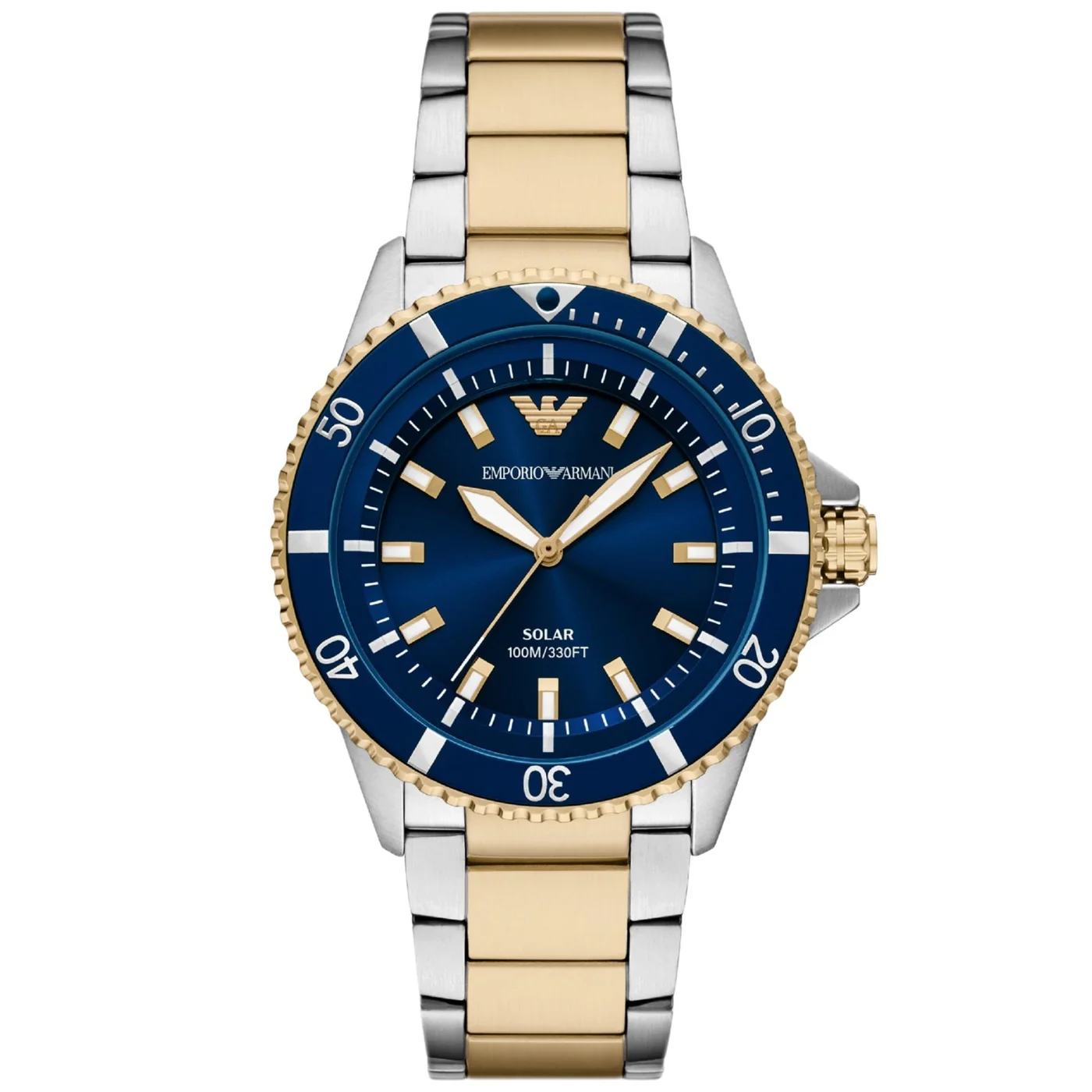 Reloj solar bicolor Emporio Armani