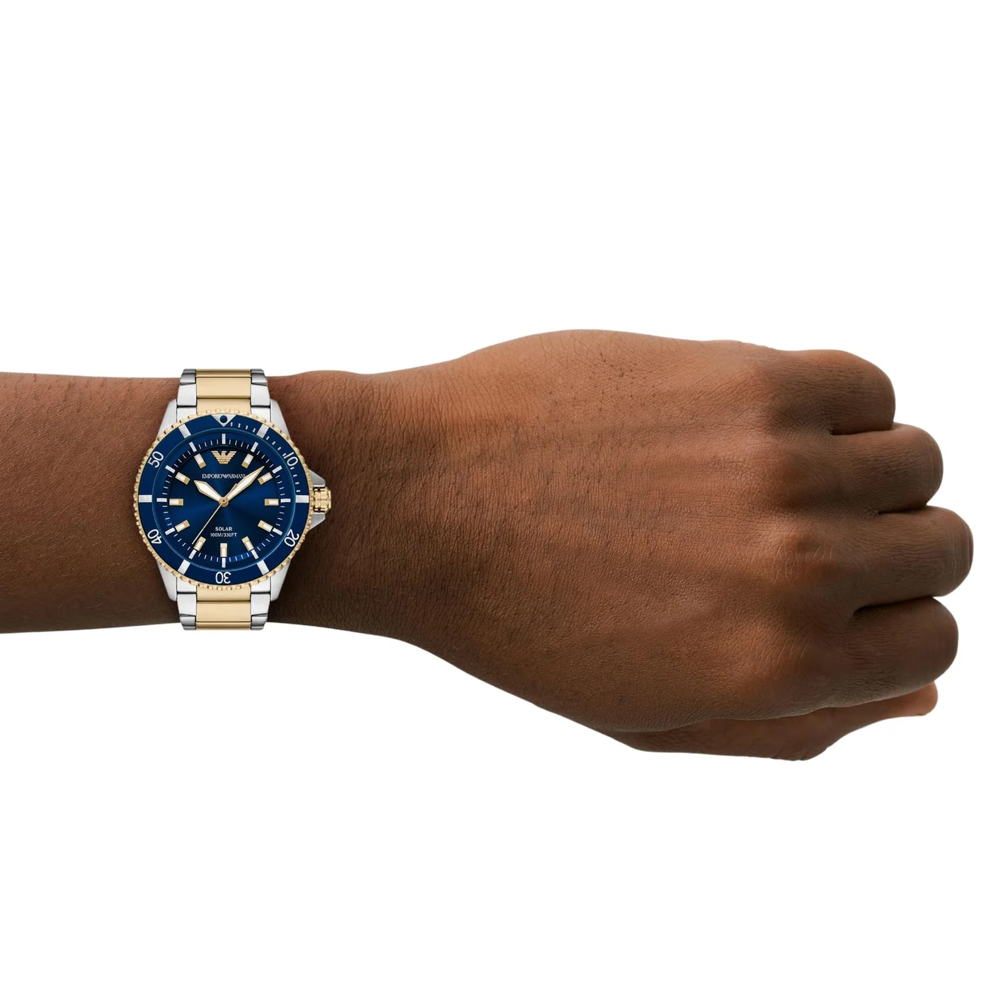 Reloj solar bicolor Emporio Armani